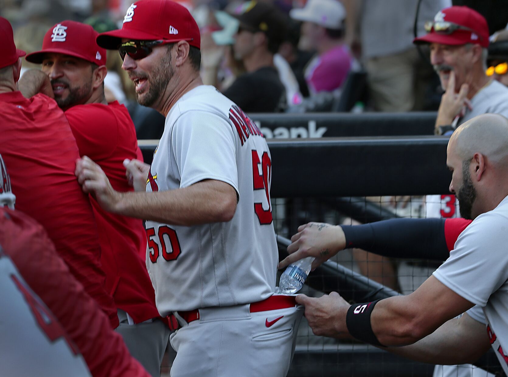 Cardinals take one from Padres 5-4 off Donovan grand slam